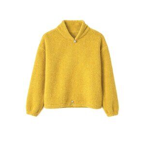 Levis XL Yellow Gold  Sherpa Fleece Pullover Jacket Warm & Stylish Outerwear